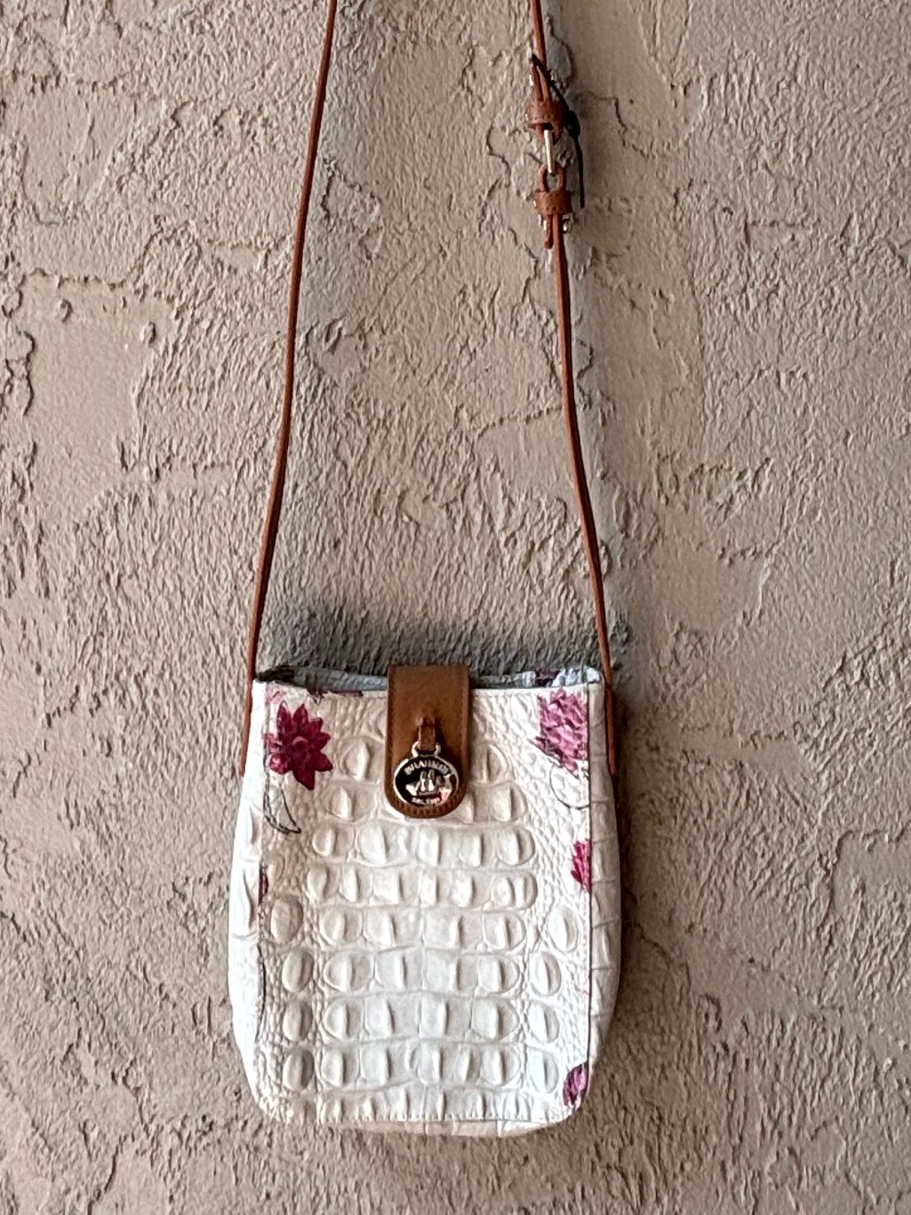 Brahmin Marley Floral Crossbody Bag